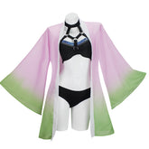 Kanroji Mitsuri Cosplay Costume Halloween Carnival Party Suit